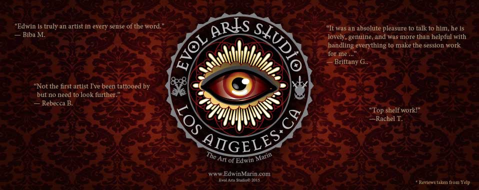 The Art and Tattoos of Edwin Marin Los Angeles Tattoo Artist
